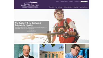 Kansas City Orthopaedic Institute Launches New Website