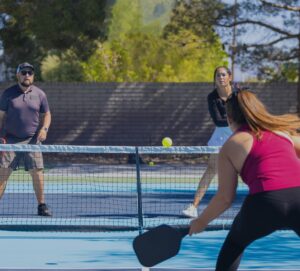 pickleball players